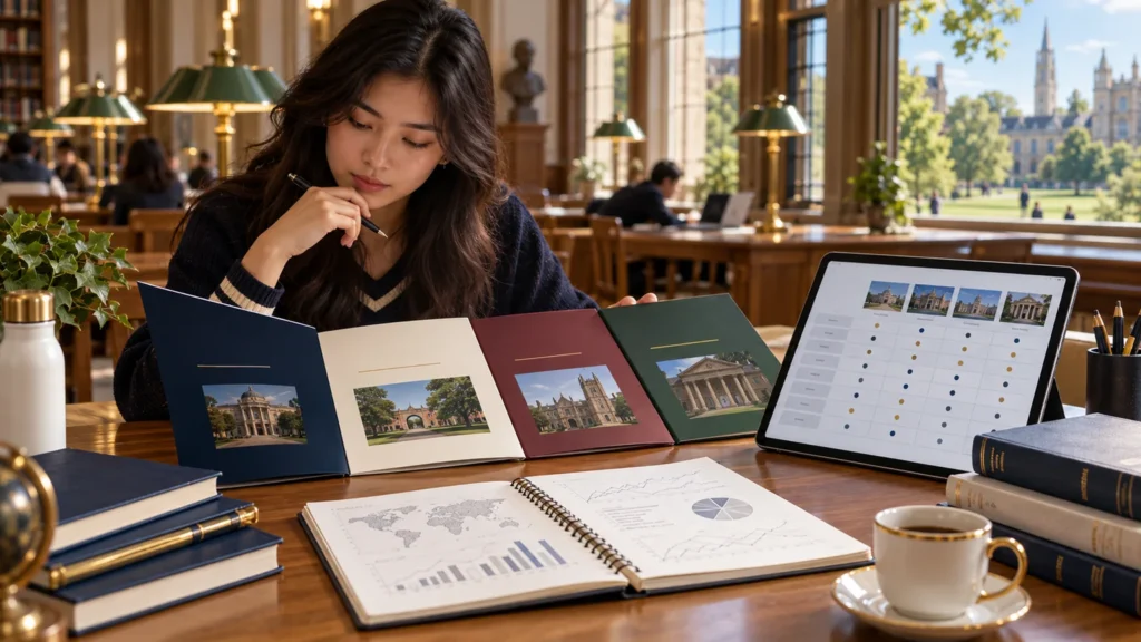 Абитуриент сравнивает программы по экономике в Oxford, Cambridge, LSE и Cornell
